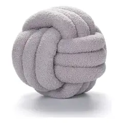 GENERICO - Cojin Decorativo Modelo Nudo Acolchado Color Gris