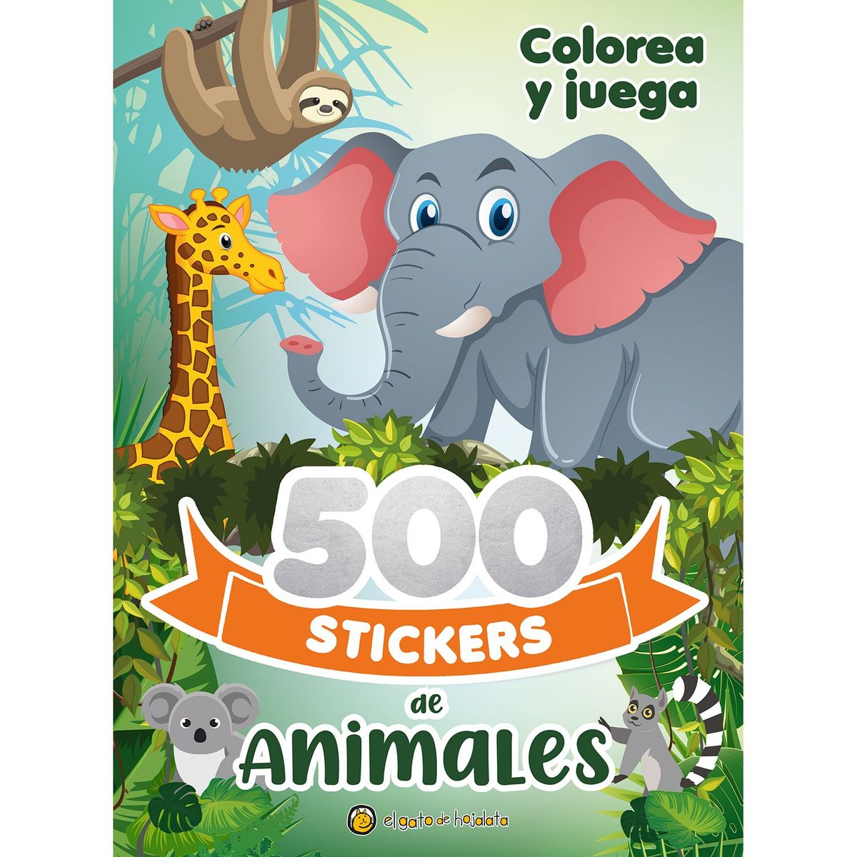 EDITORIAL GUADAL - LIBRO 500 STICKERS DE ANIMALES
