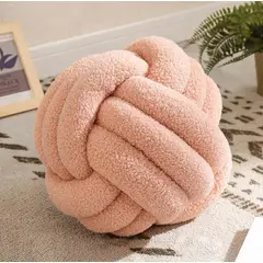 GENERICO - Cojin Decorativo Modelo Nudo Acolchado Color Rosa