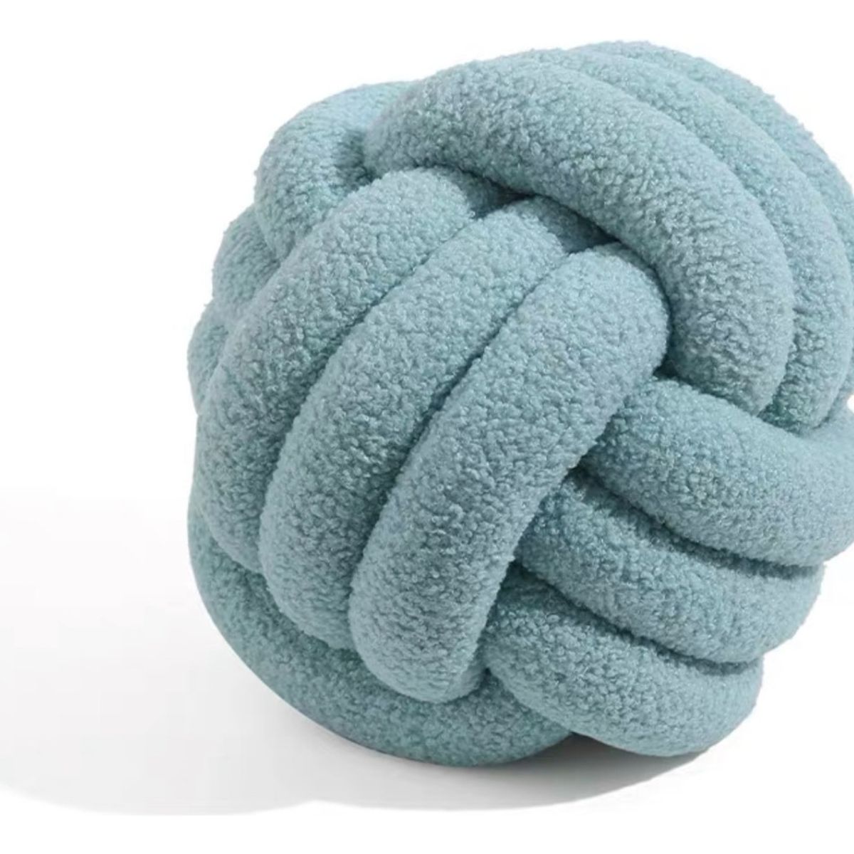 GENERICO - Cojin Decorativo Modelo Nudo Acolchado Celeste