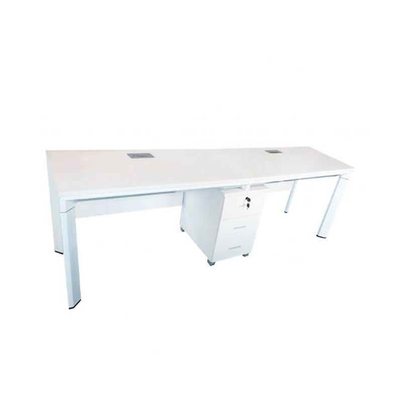 GENERICO - Bench 2 puestos en linea Escritorio Premium 240x60cm