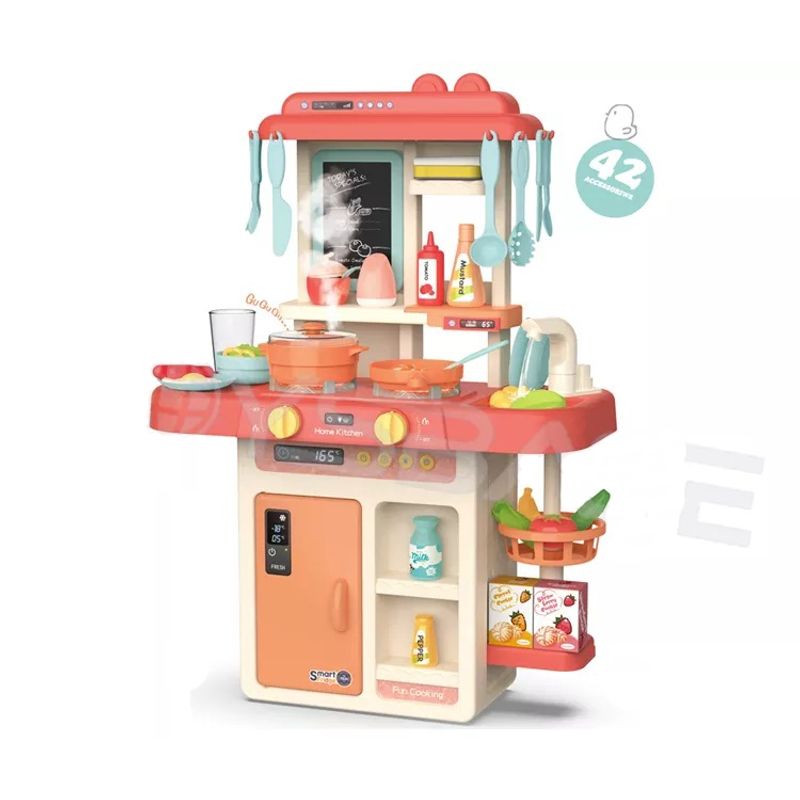 GENERICO - Cocina de Juguete con Luz sonido Agua y Vapor 63 cm Altura
