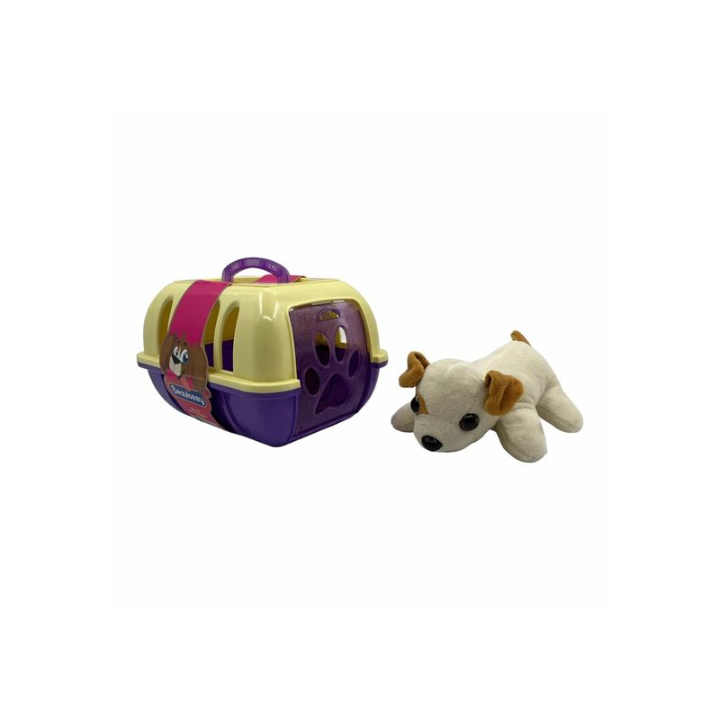 HOMEWELL - Casa Mascotas de Peluche Perro Beige HOMEWELL