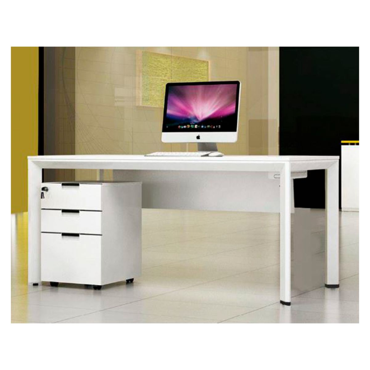 GENERICO - Escritorio 160x80cm Premium - 1 Puesto