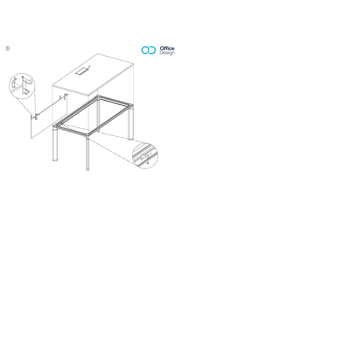 GENERICO - Escritorio 160x80cm Premium - 1 Puesto