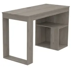FMFURNITURE - Escritorio Fm-037C - Cafe Oscuro Gris