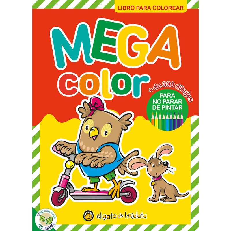 EDITORIAL GUADAL - LIBRO MEGA COLOR 2 LIBRO PARA COLOREAR