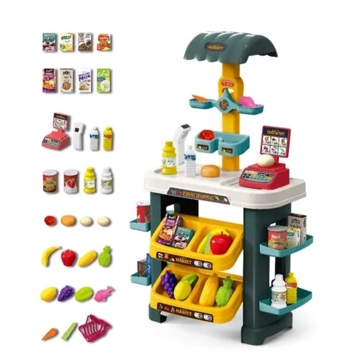 GENERICO - Juguete Supermercado Juego de Roles- Mini market niños