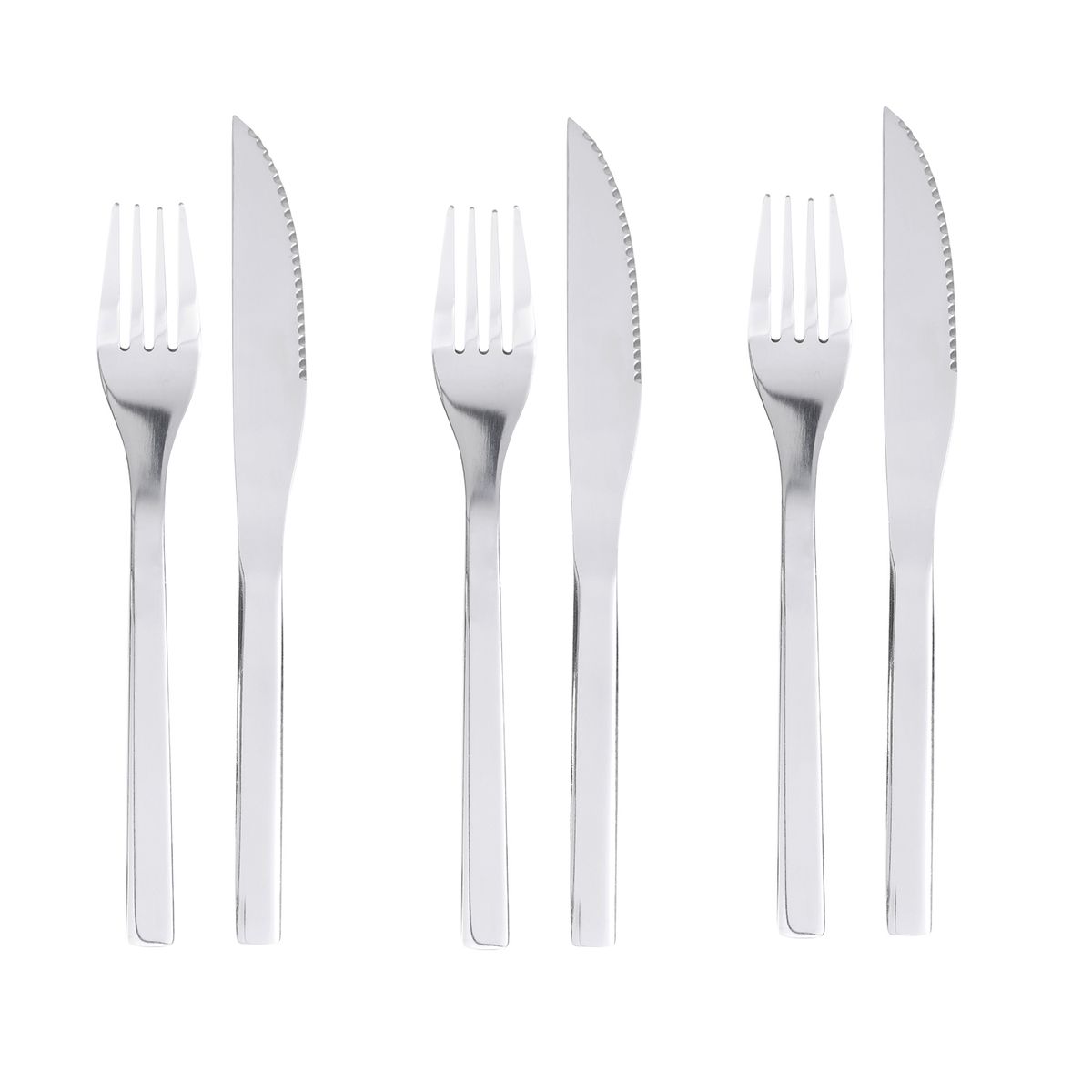 ARTHOME - Set Cubiertos 6 Piezas Acero Inoxidable Arthome CUC31