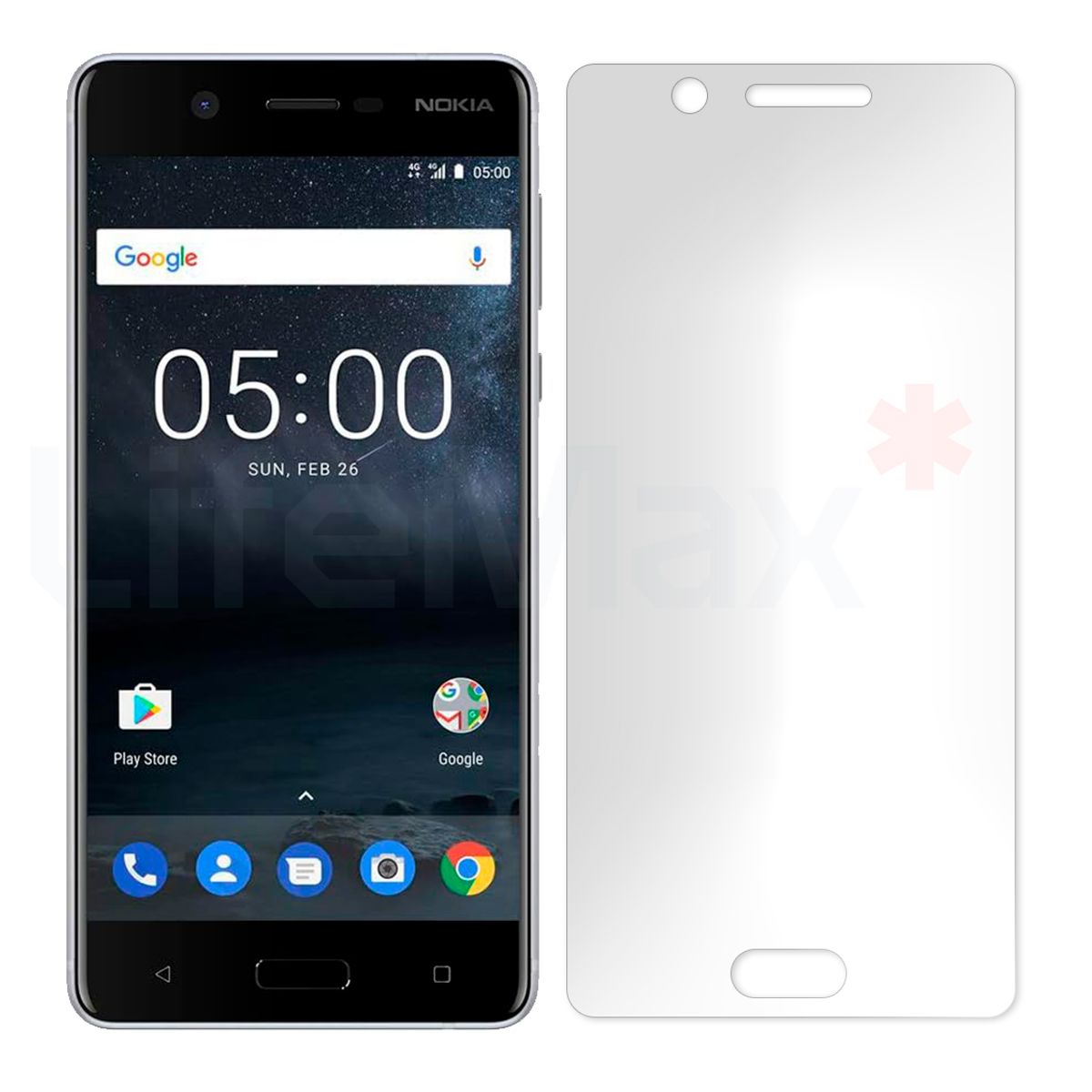 GENERICO - Lamina de Vidrio Templado Resistente Compatible con Nokia 5