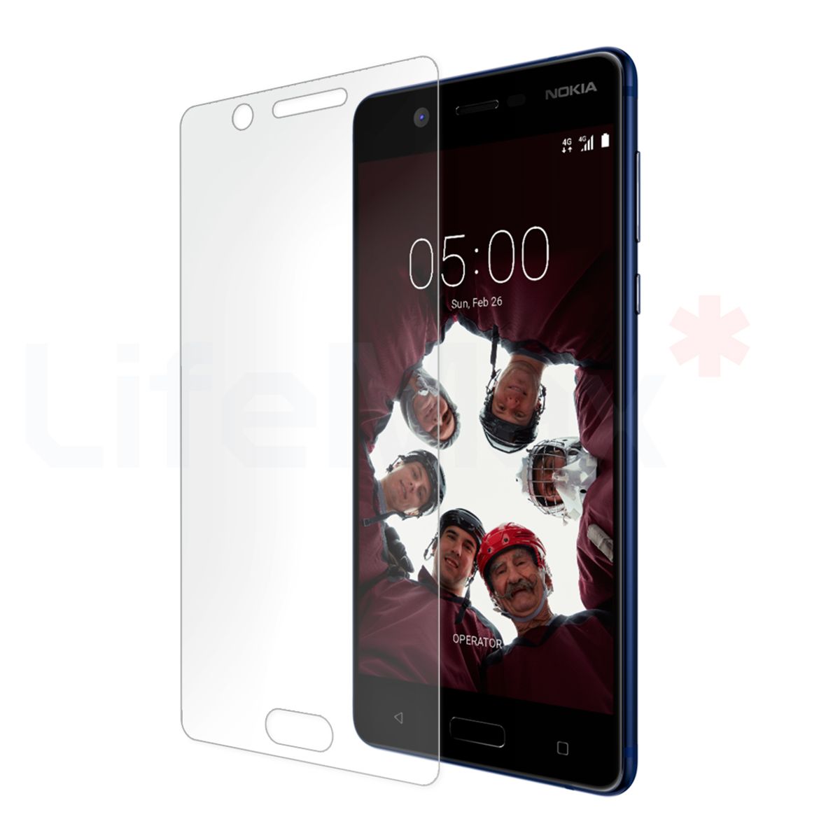 GENERICO - Lamina de Vidrio Templado Resistente Compatible con Nokia 5