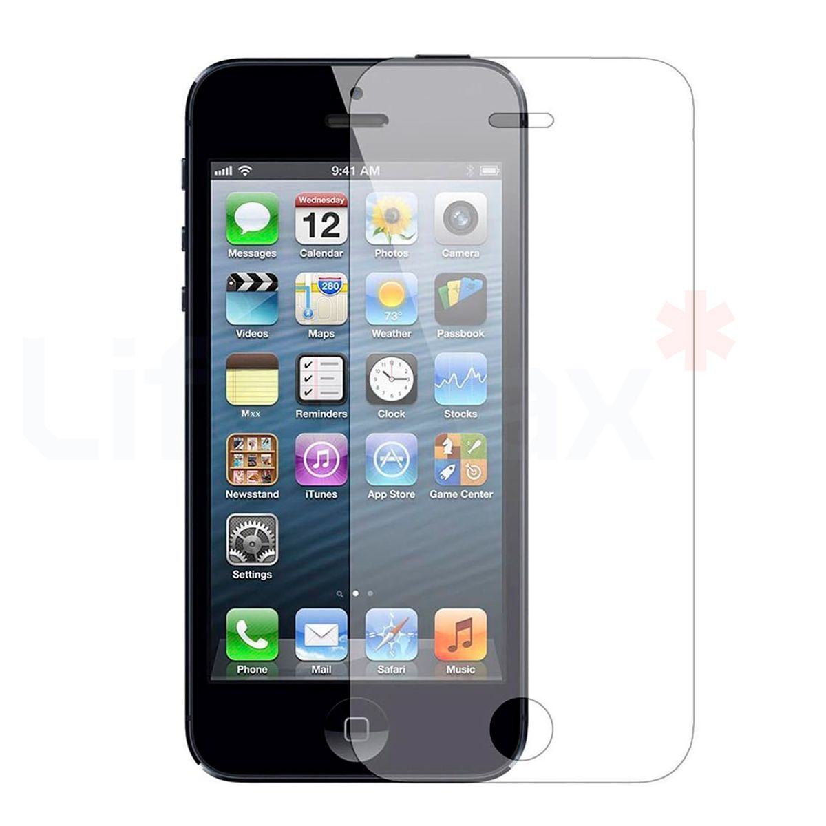 GENERICO - Lamina de Vidrio Templado Completa Compatible con Iphone 4S