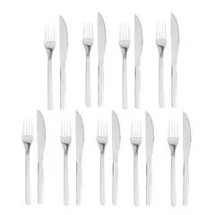 ARTHOME - Set Cubiertos 18 Piezas Acero Inoxidable CUC33