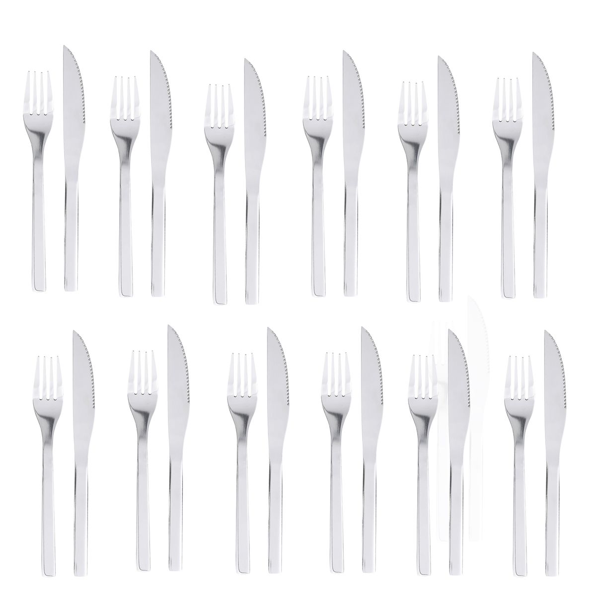 ARTHOME - Set Cubiertos 24 Piezas Acero Inoxidable Arthome CUC34