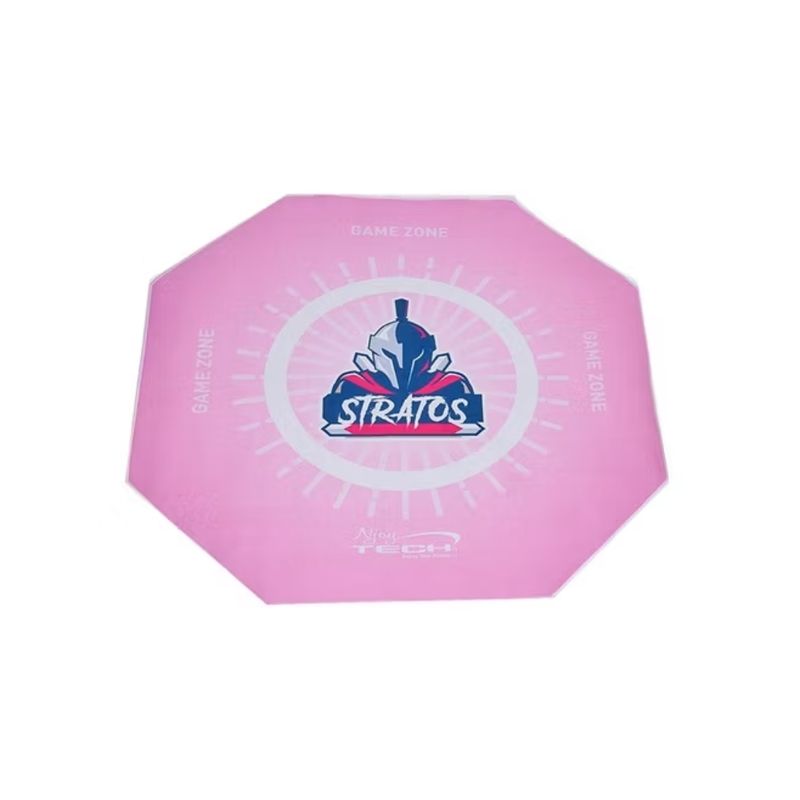 NJOY TECH - Alfombra Para Silla Gamer Stratos Njoytech Rosada