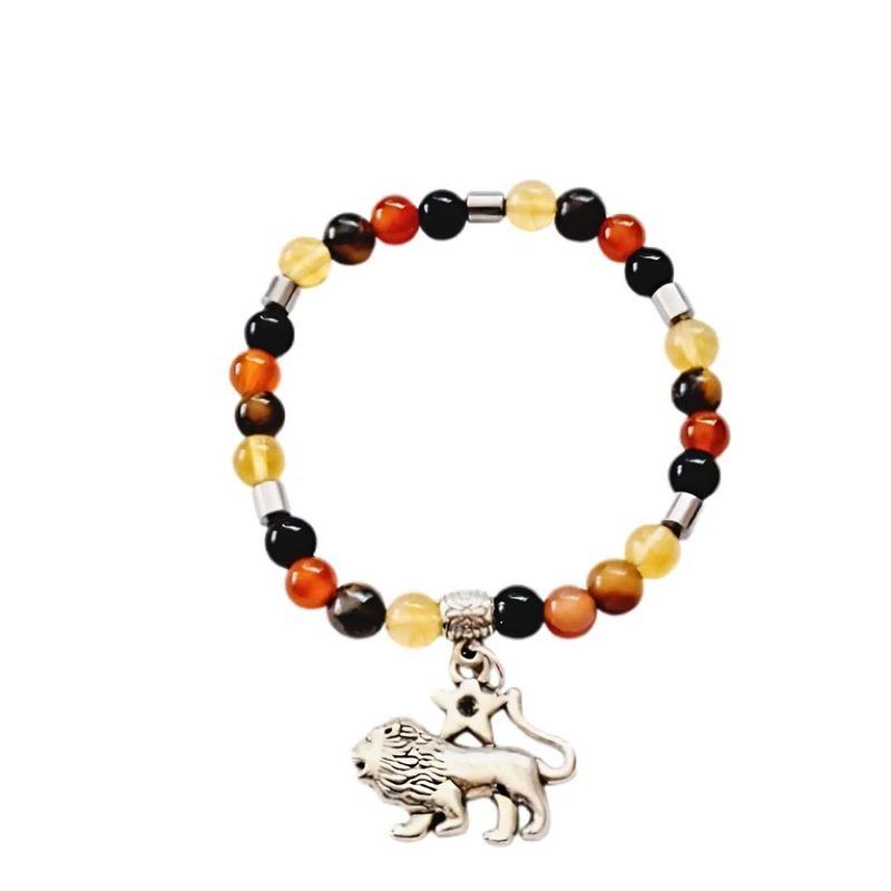 GENERICO - Pulsera con piedras acorde al signo de Leo