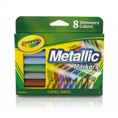 CRAYOLA - MARCADORES METALICOS X8 COLORES