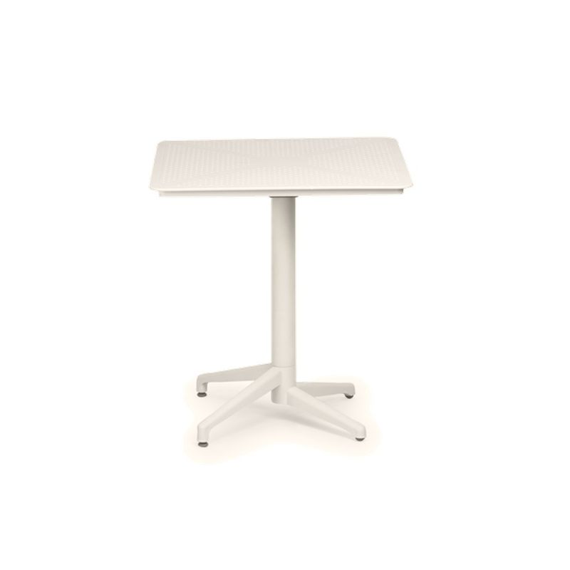 ROCA NEGRA - Mesa Cuadrada 70x70cm plegable de polipropileno reforzado con fibra de vidrio Beige