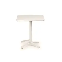 ROCA NEGRA - Mesa Cuadrada 70x70cm plegable de polipropileno reforzado con fibra de vidrio Beige