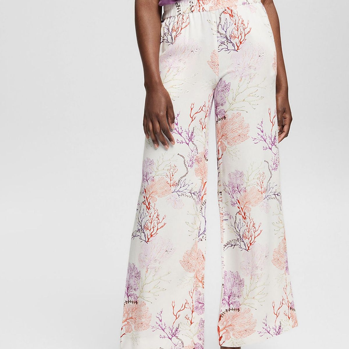 ESPRIT - Pantalón Ligero De Pierna Ancha Esprit ESPRIT