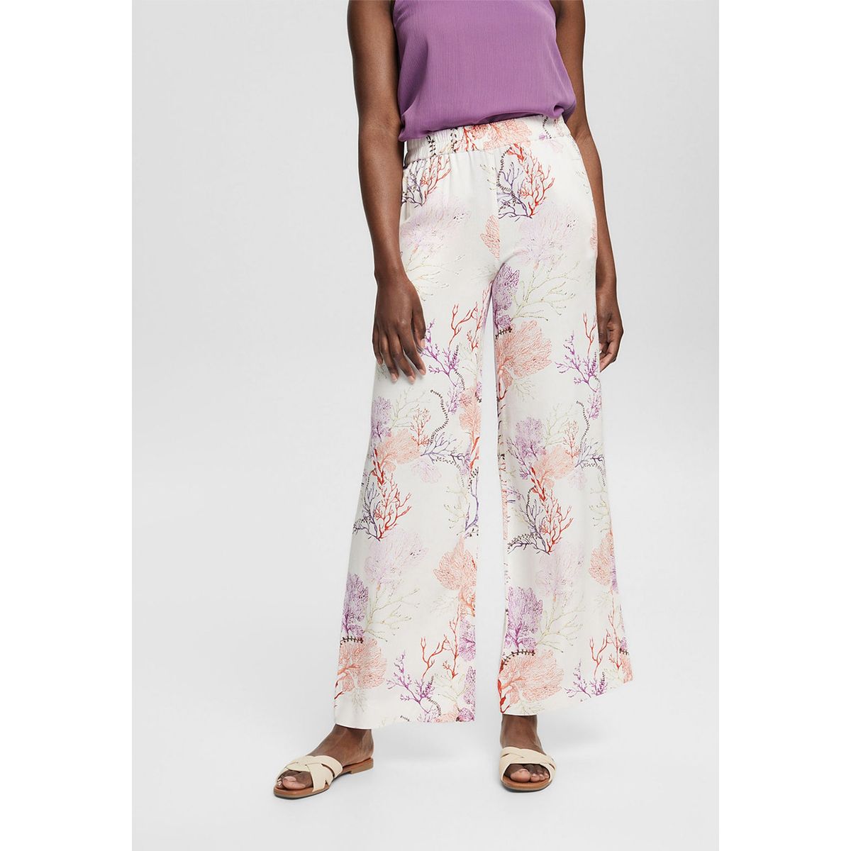 ESPRIT - Pantalón Ligero De Pierna Ancha Esprit ESPRIT