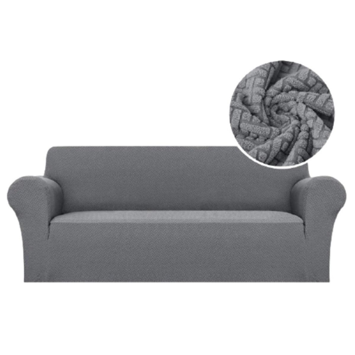 HOMER DESIGN - Funda Protectora Para Sofá De 3 Cuerpos Tela Gruesa Premium