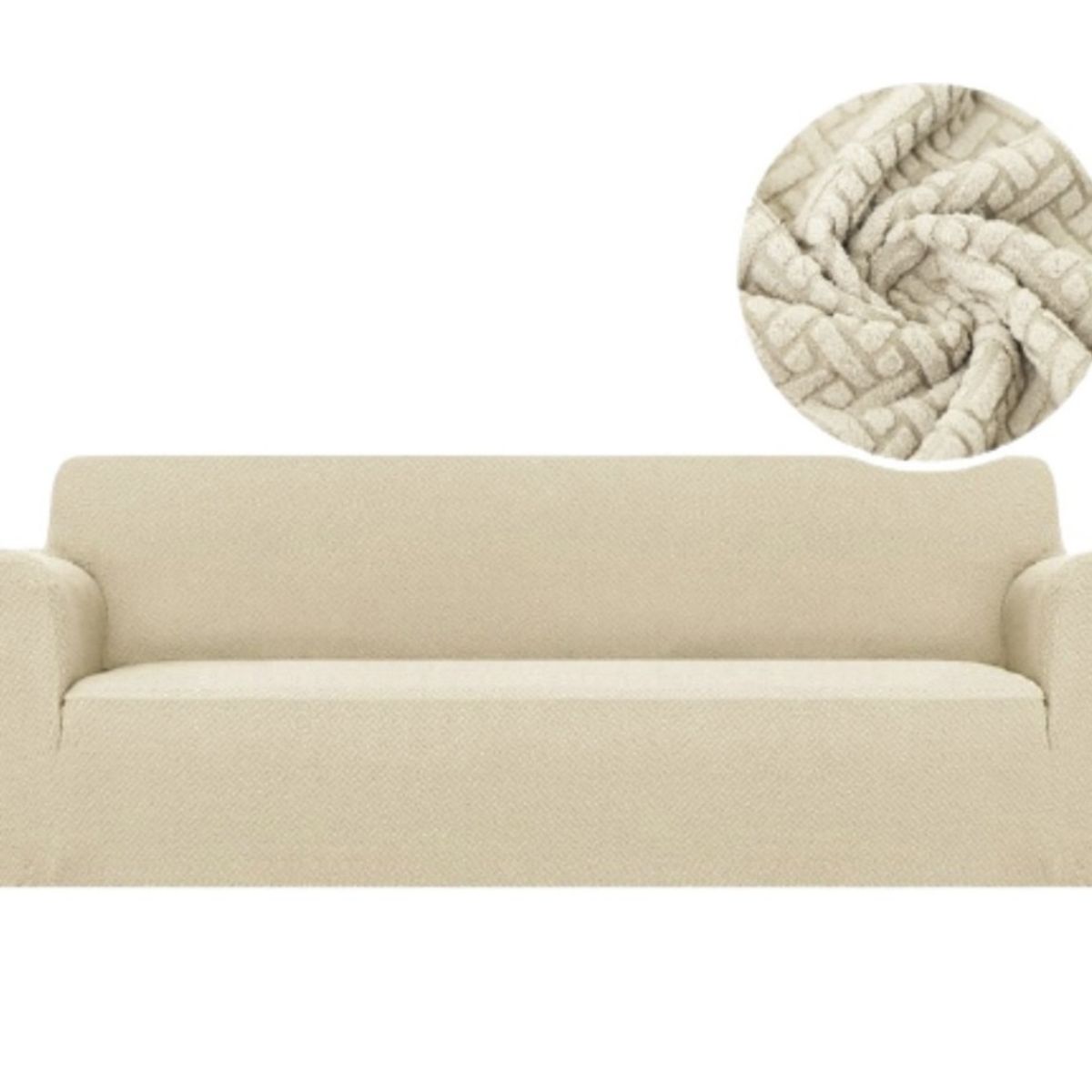 HOMER DESIGN - Funda Protectora Para Sofá De 3 Cuerpos Tela Gruesa Premium