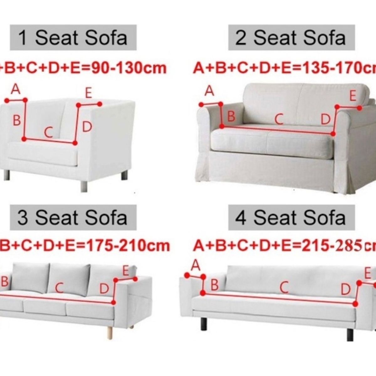 HOMER DESIGN - Funda Protectora Para Sofá De 3 Cuerpos Tela Gruesa Premium