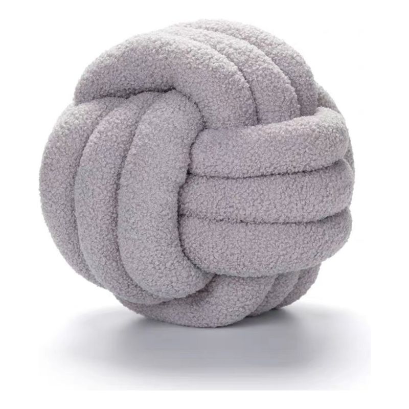 GENERICO - Cojin Decorativo Modelo Nudo Acolchado Color Gris