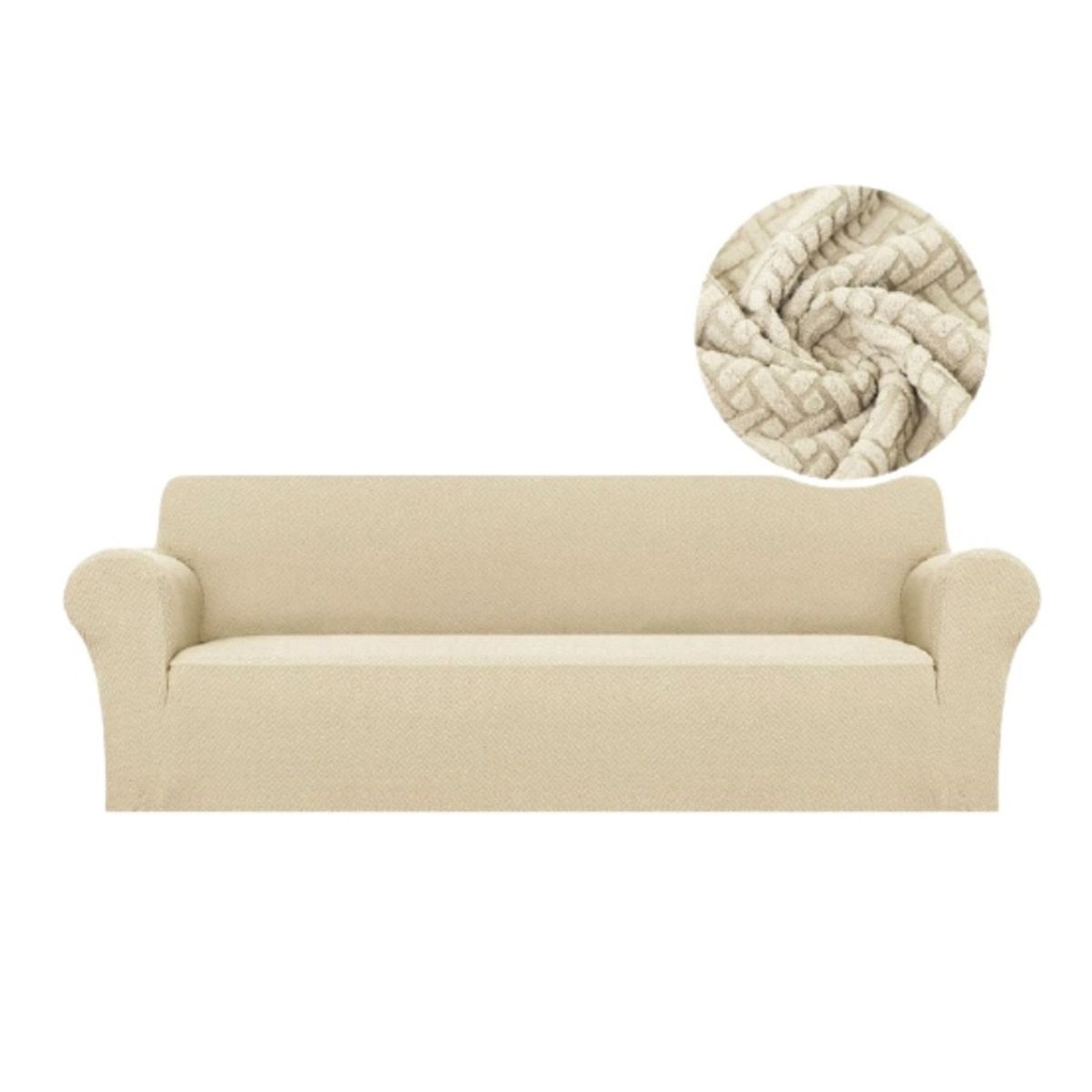 HOMER DESIGN - Funda Protectora Para Sofá De 2 Cuerpos Tela Gruesa Premium