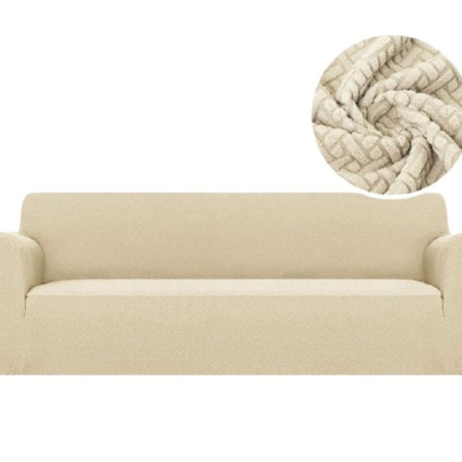 HOMER DESIGN - Funda Protectora Para Sofá De 2 Cuerpos Tela Gruesa Premium