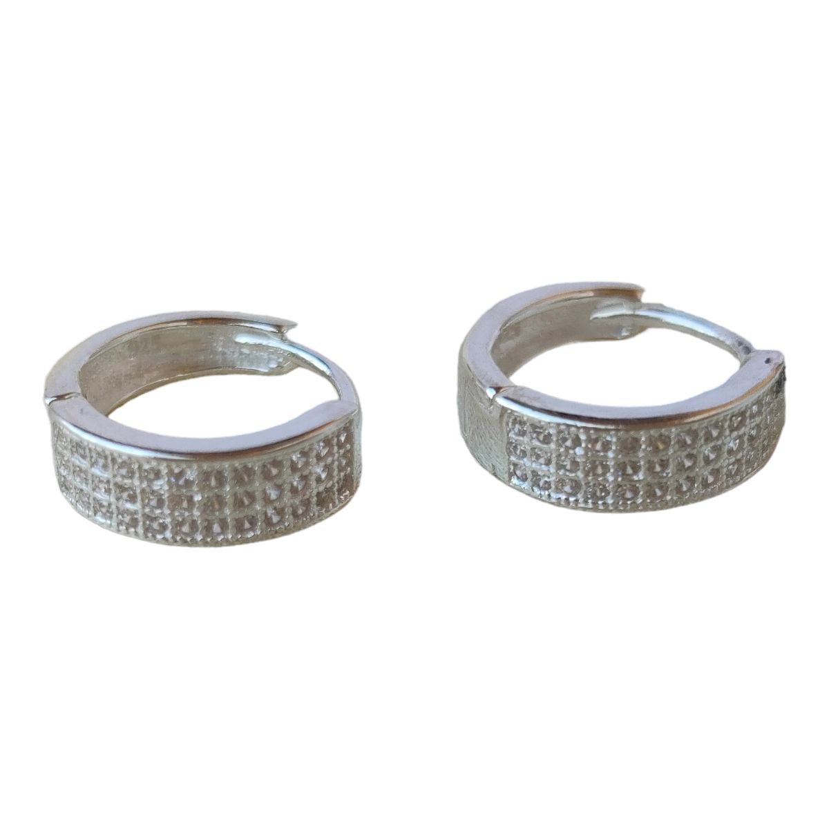 GENERICO - Aro argolla huggie circones de plata 925