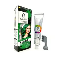 GENERICO - Tinte De Fantasía Tintura Temporal Fantasía Cabello tinte verde 902