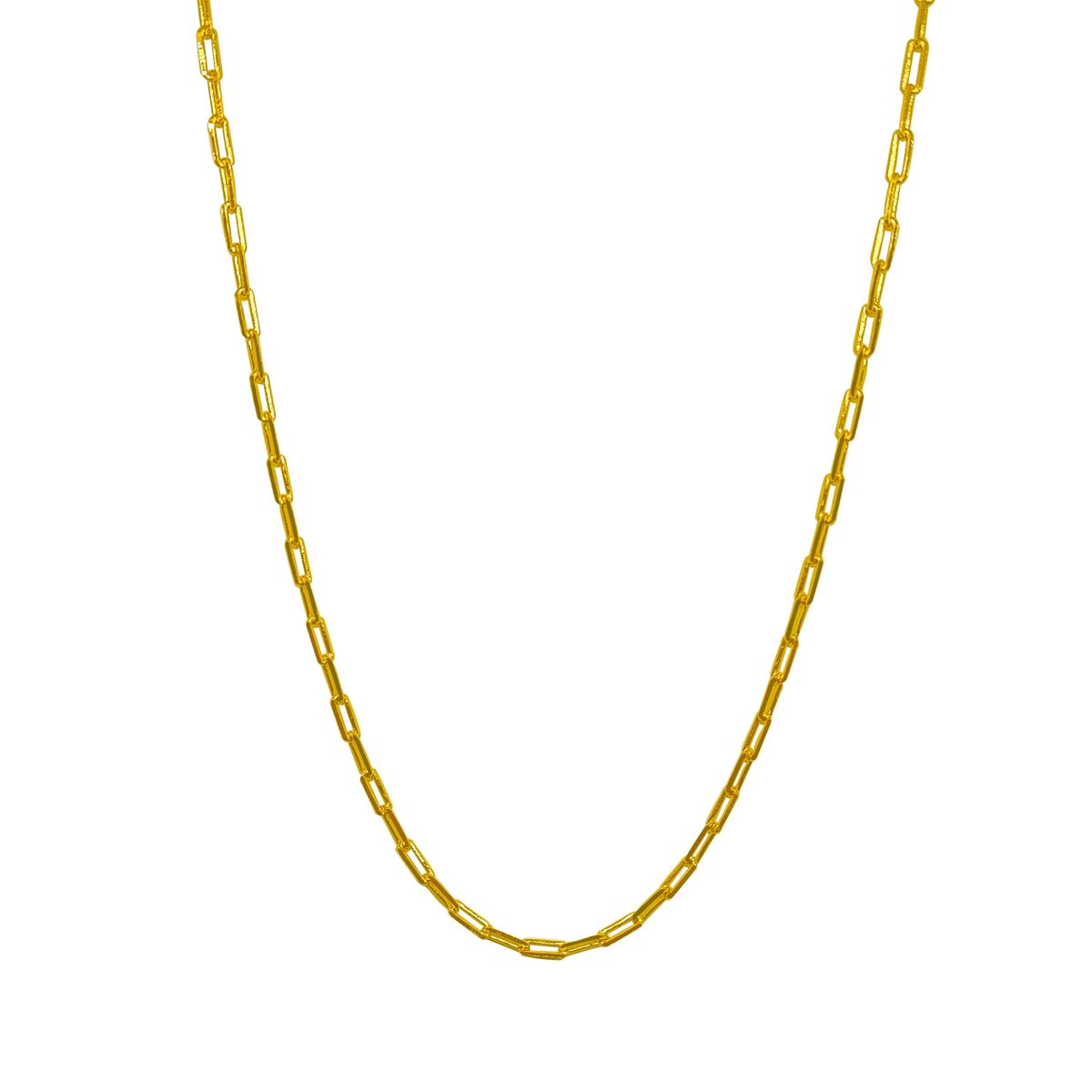 ANDREA COGGIOLA JOYAS - Cadena Kali Eslabón Alargado Enchapado Oro 18K