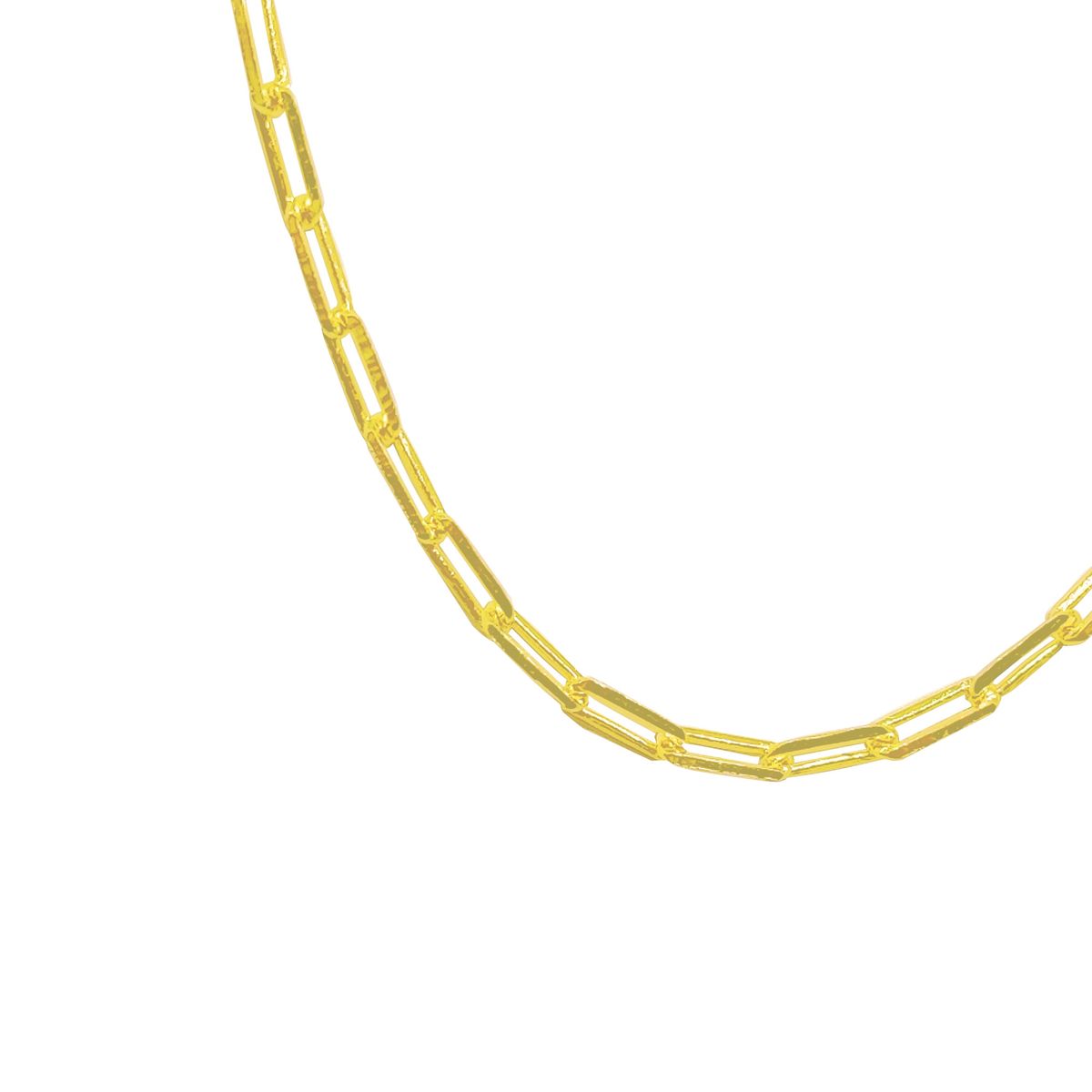 ANDREA COGGIOLA JOYAS - Cadena Kali Eslabón Alargado Enchapado Oro 18K