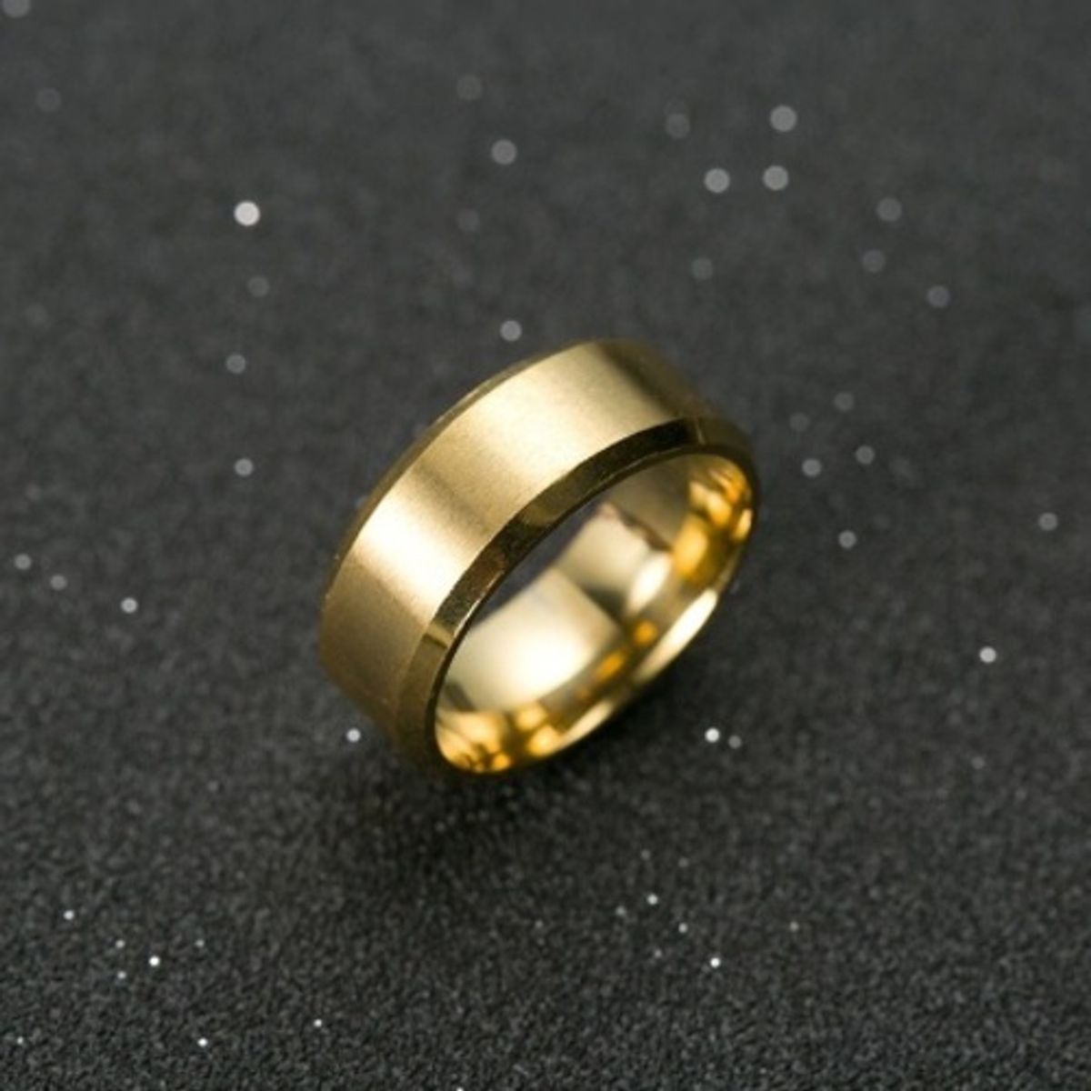 GENERICO - Anillo Titanio Moda 2023 Acero Quirurgico inoxidable Chile Duradero