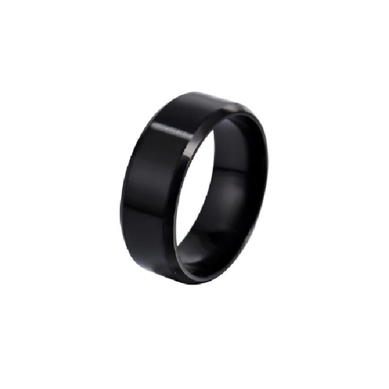 GENERICO - Anillo Titanio Moda 2023 Acero Quirurgico inoxidable Chile Duradero