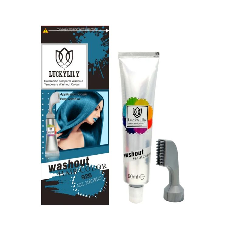 GENERICO - Tinte De Fantasía Tintura Temporal Fantasía Cabello tinte Azul 926