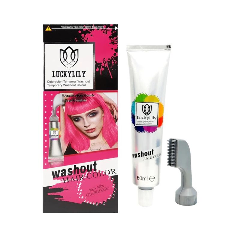 GENERICO - Tinte De Fantasía Tintura Temporal Fantasía Cabello tinte Rosa 904