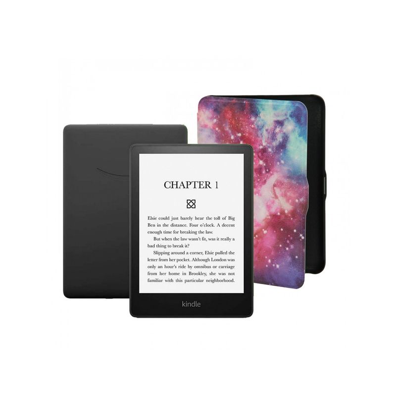 AMAZON - E-reader New Kindle Paperwhite 2021 16GB + Funda Diseño Rosa