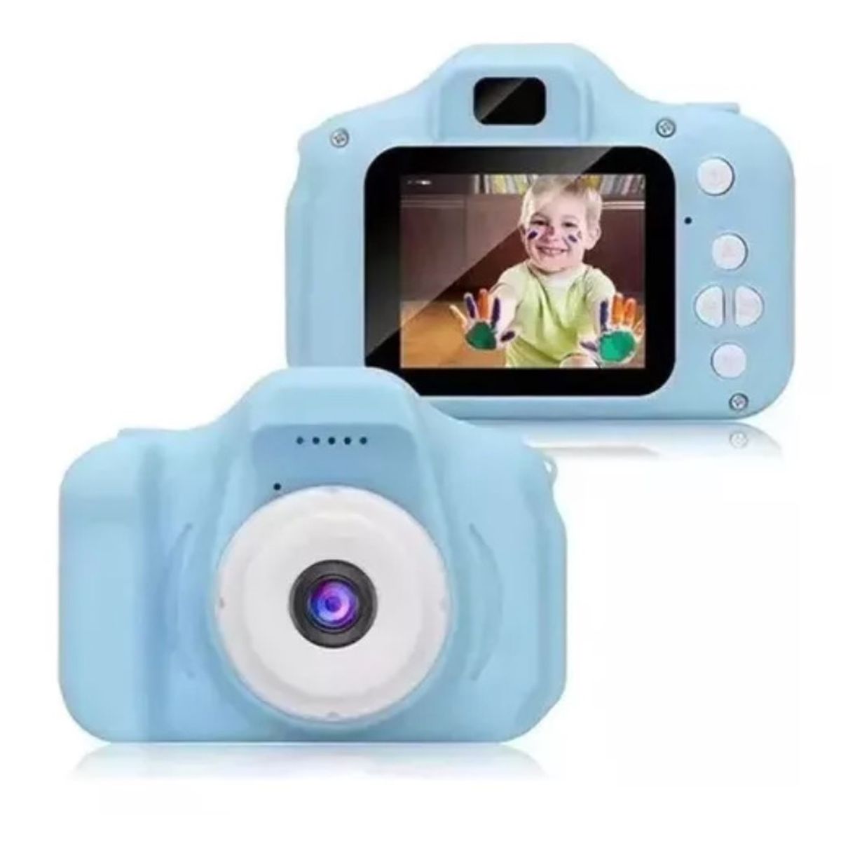 GENERICO - x5 Mini cámara Digital portátil Para Niños CELESTE