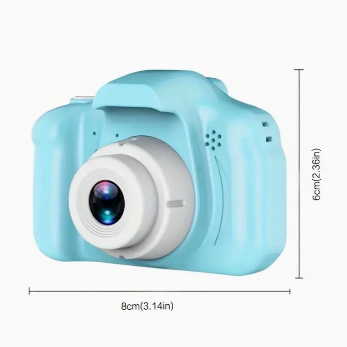 GENERICO - x5 Mini cámara Digital portátil Para Niños VERDE