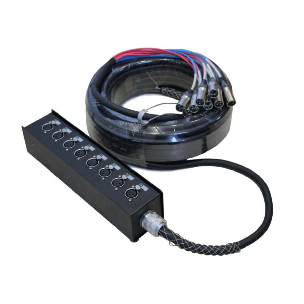 CABLELAB - Multipar 8 canales 20 metros Cablelab CLSN-820 - Negro