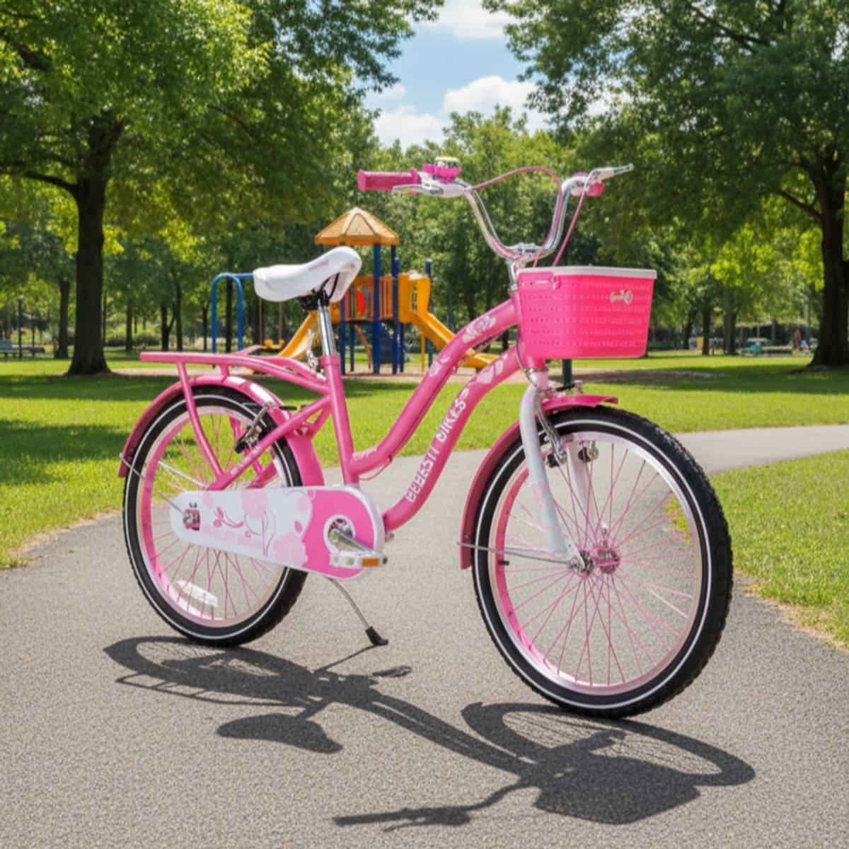 BEBESIT - Bicicleta Infantil Queen Aro 20 Rosada Bebesit