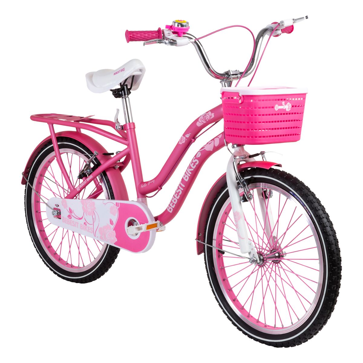 BEBESIT - Bicicleta Infantil Queen Aro 20 Rosada Bebesit
