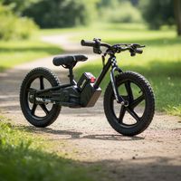 Bicicleta Eléctrica Infantil BeRide Aro 12 Negra