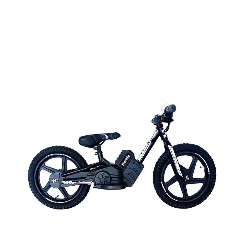 BEBESIT - Bicicleta Eléctrica Infantil BeRide Aro 12 Negra Bebesit