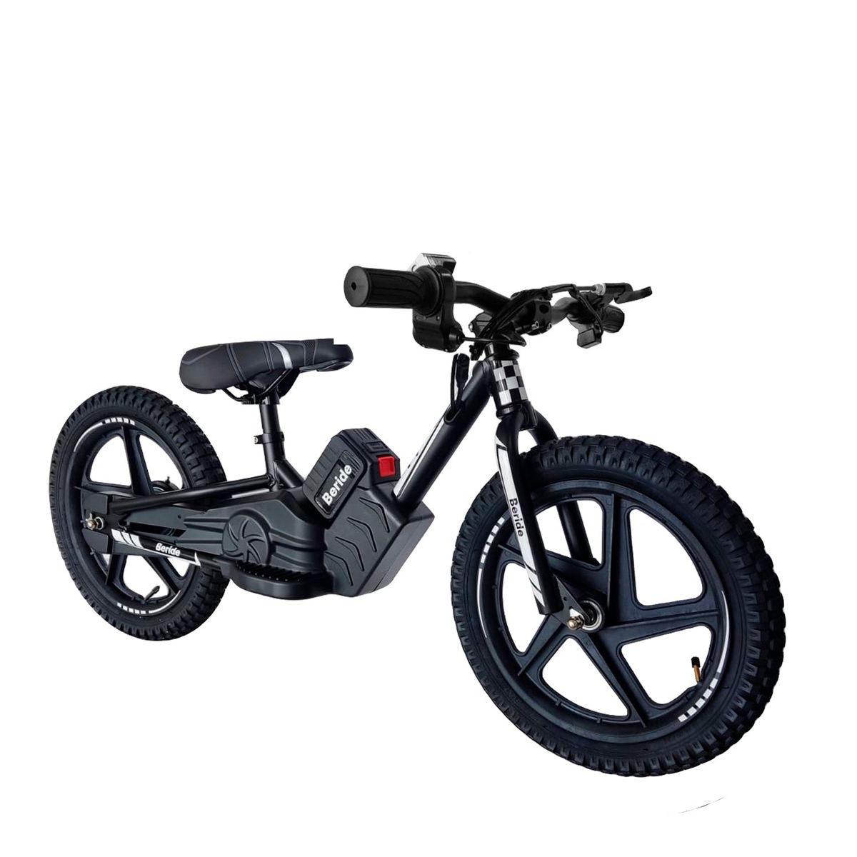 BEBESIT - Bicicleta Eléctrica Infantil BeRide Aro 12 Negra Bebesit