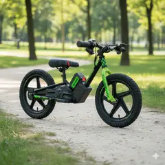 BEBESIT - Bicicleta Eléctrica Infantil BeRide Aro 16 Verde