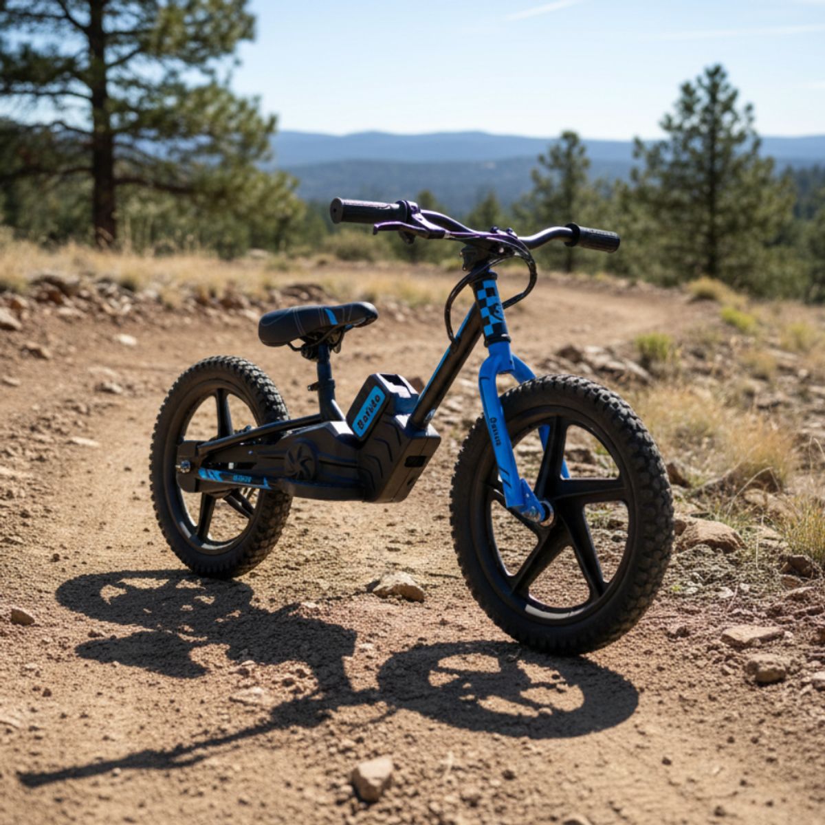 BEBESIT - Bicicleta Eléctrica Infantil BeRide Aro 16 Azul Bebesit